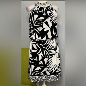 White House Black Market sleeveless blouson dress size XS